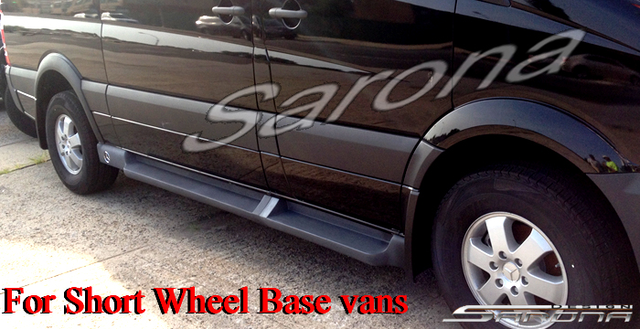 Custom Mercedes Sprinter  Van Running Boards (2007 - 2017) - $980.00 (Part #MB-005-SB)